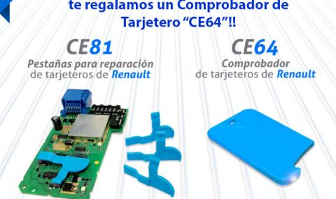 CE81 y CE64 Comprobador Tarjeta
