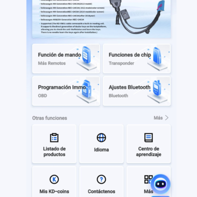 Soporte técnico kd-x2